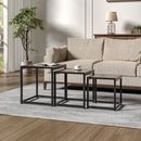 Livingandhome Multi-Purpose 3-Tier Nesting Side Table Collection