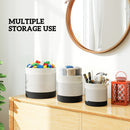 Outsunny Plant Pots Handwoven Cotton Set of 3 White