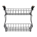 Lifeideas 2 Tier Wire Fruit Basket For Fruit or Produce