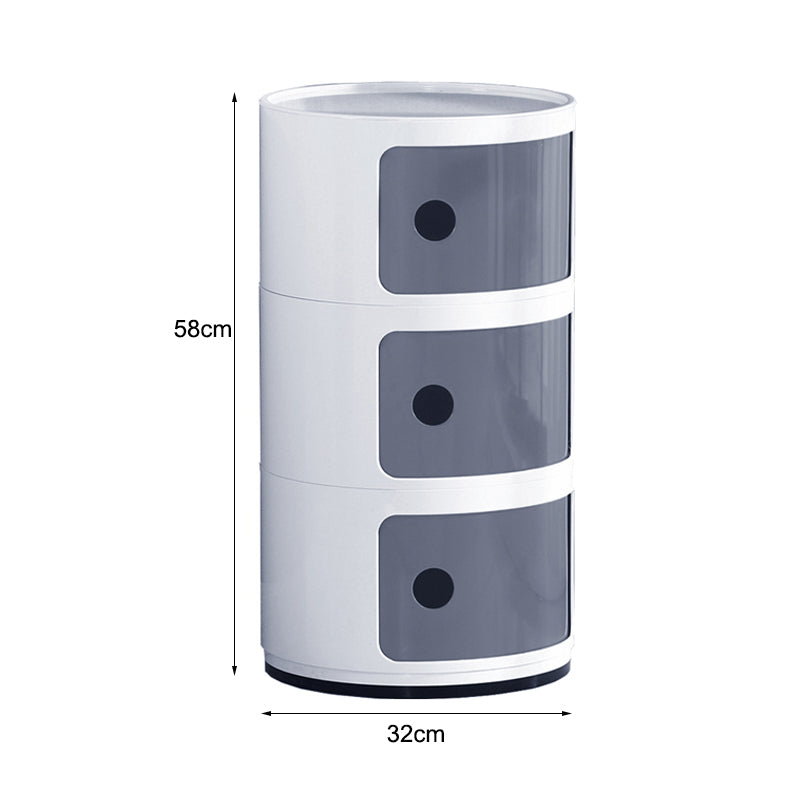 Lifeideas Compact Cylindrical Drawer Storage Unit