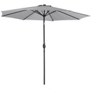 3M Large Rotating Patio Parasol for Outdoor Sunshade and Rain