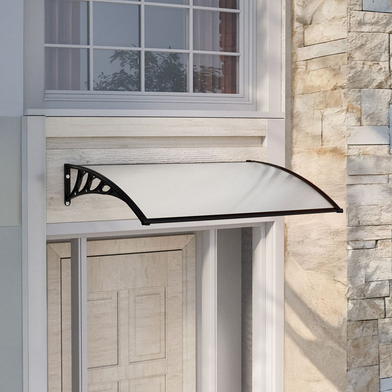 Garden Sanctuary Window Door Awning Canopy with Brackets