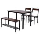 Livingandhome Dining Table Set for 4