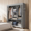 Portable Wardrobe With Non-Woven Fabric Cover