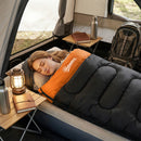 Outsunny Sleeping Bag For Adults, Lightweight & Compact Sleeping Bag, Grey