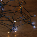 40m Battery Operated Multi-Action Christmas String Lights with 400 Cool & Warm White LEDs
