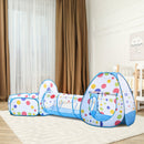 Kidkid 3-in-1 Kids Pop-Up Play Tent Set with Tunnel and Ball Pit Playhouse