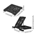 Adjustable Laptop Stand with Phone Holder