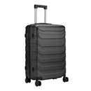 Livingandhome Rolling Hardshell Luggage Travel Suitcase