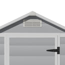 Livingandhome Garden Plastic Storage Shed with Lockable Hinged Door