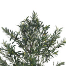 Breeins Artificial Olive Tree Decorative Plant in Planter