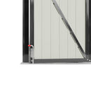 4*8FT/6*8FT Outdoor Galvanized Steel Storage Shed with Dual Doors