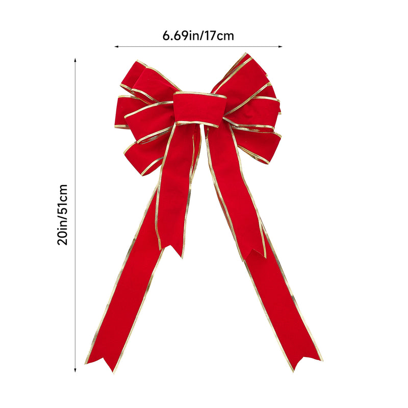 Lifeideas 2-Pack Christmas Bows