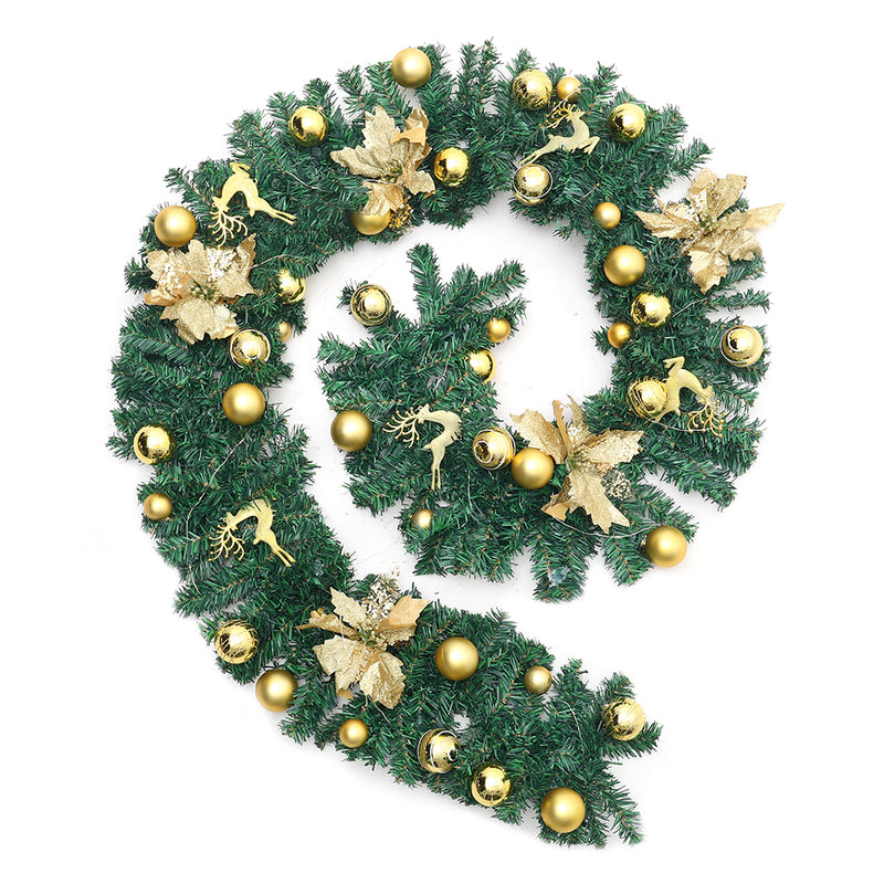 Lifeideas 2.7m LED Light String Berry Ball Flower Garland