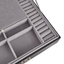 Sheonly Double Tier Travel Jewelry Storage Box