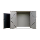 Breeins 8x4 FT Metal Pent Roof Garden Tool Storage Shed