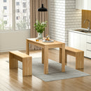 Livingandhome Compact 3-Piece Dining Room Set