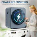 HOMCOM 800W Compact Dryer Machine, 4kg Small Vented Tumble Dryer, Grey