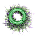Lifeideas Round Artificial Lavender Flower Wreath