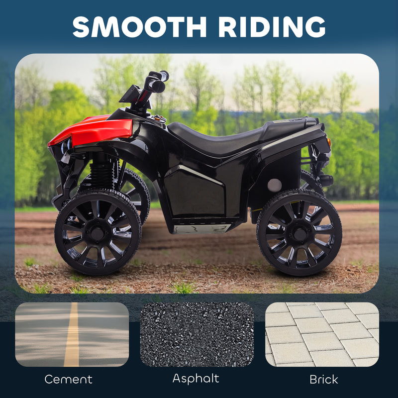 AIYAPLAY 6V Kids ATV, Battery Powered Ride on Car for Ages 3-8 Years