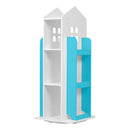 Cottonfy UK Kids' House Frame Rotating Bookshelf