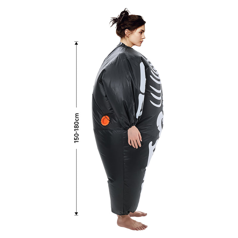 Halloween Adult Skeleton Inflatable Outfit