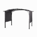 Retractable Arc-Shaped Steel Pergola