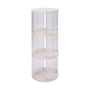 Livingandhome Round 3-Tier Rotating Bookshelf