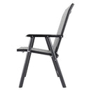 Breeins Metallic-Frame and Fabric Foldable Chairs Set of 2/4
