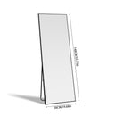 Livingandhome Iron Frame Full Length Mirror with Stand
