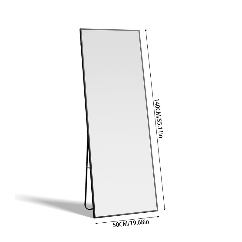 Livingandhome Iron Frame Full Length Mirror with Stand