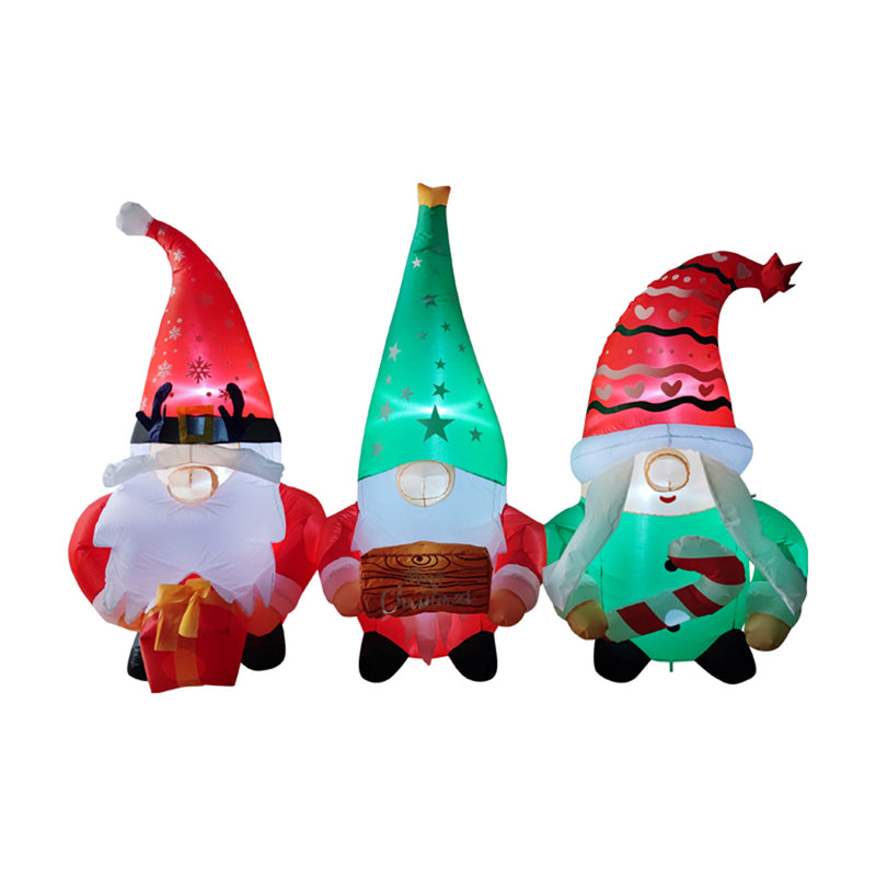 Lifeideas 2.1M Inflatable Christmas Gnome Gonk Decoration