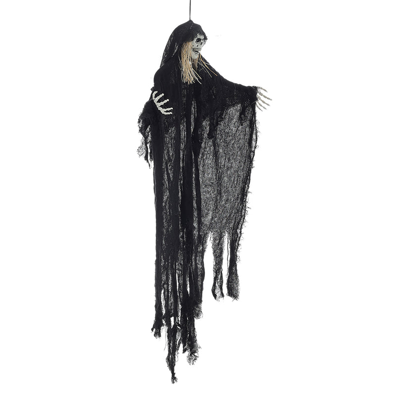Halloween Hanging Skeleton Ghost with Sensor