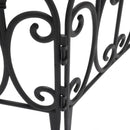 Garden Sanctuary 6pcs Outdoor Picket Fence Decorative Garden Border Edging