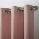 Velvet Chenille Unlined Ring Top Curtains