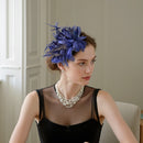 Feather Flower Fascinator Headband