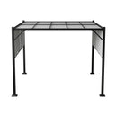 Breeins Outdoor Garden Retractable Pergola with Canopy
