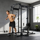 SPORTNOW Cable Crossover Machine, 300kg Multi Gym Cable Pulley System