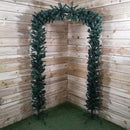 2.4m (8ft) Tall Single Door Indoor Christmas Tree Arch in Green
