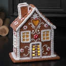 24cm Battery Operated Light up Christmas Gingerbread House Chalet with LEDs