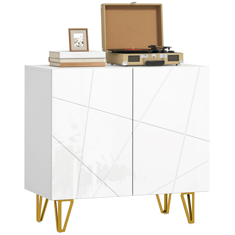 HOMCOM Storage Cabinet, Sideboard with Adjustable Shelf
