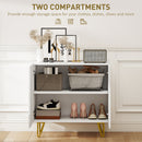 HOMCOM Storage Cabinet, Sideboard with Adjustable Shelf