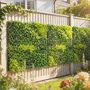 Outsunny Artificial Grass Wall Panel, Greenery Wall, 100x100 cm, Green