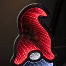 40cm Infinity Light up Christmas Gonk Decoration with Red & White LEDs on Metal Base