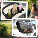 PawHut Pet Stroller Pushchair Carrier For Cat Puppy With 3 Wheels Grey