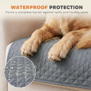 PawHut Waterproof Sofa Cover, Soft Couch Cover for Dogs Cats Pets Grey