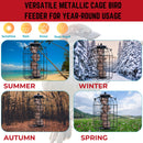 Wild Bird Fat Ball Feeder with Squirrel Guard