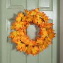 50cm Hanging Bright Autumn Faux Wreath