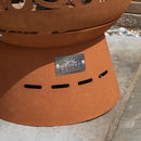 57cm Steel Helios Fireglobe Outdoor Garden Fire Pit