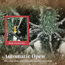 HOMCOM Artificial Christmas Tree Hinged Xmas Tree